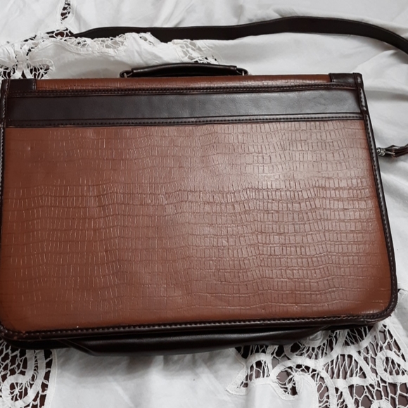 Shoulder bag Briefcase with silver embellishments - Picture 5 of 6